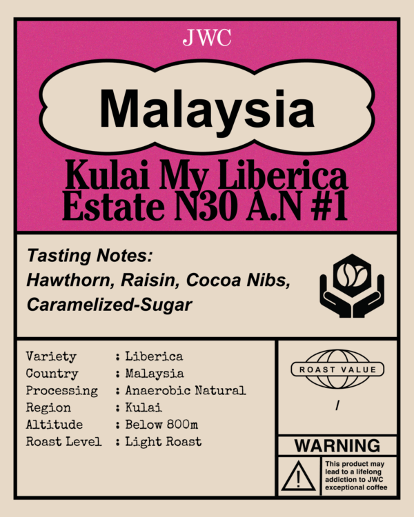 Malaysia Kulai My Liberica Estate N30 A.N #1 - Image 2