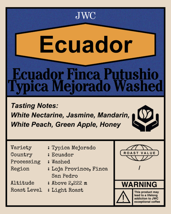 Ecuador Finca Putushio Typica Mejorado Washed - Image 2